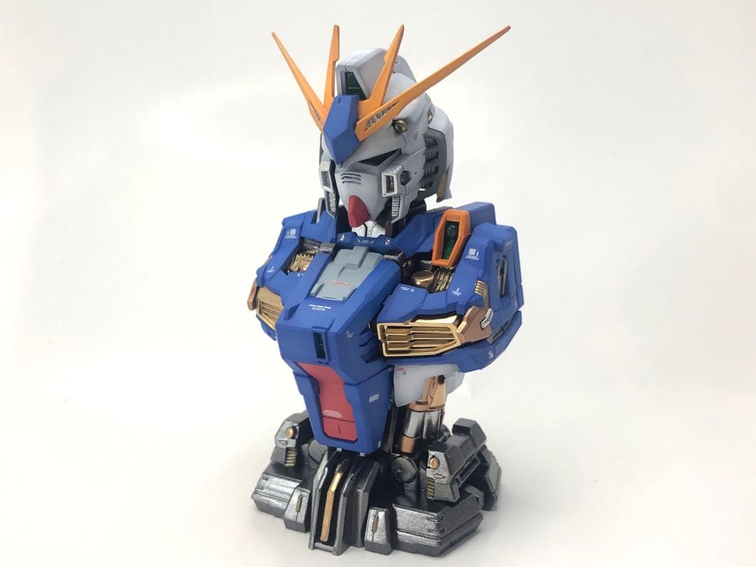 メカニカルバスト　rx93ffνガンダム　全塗装完成品 ガシャポン】MSメカニカルバストRX-93ff νガンダム【GUNDAM SIDE-F限定