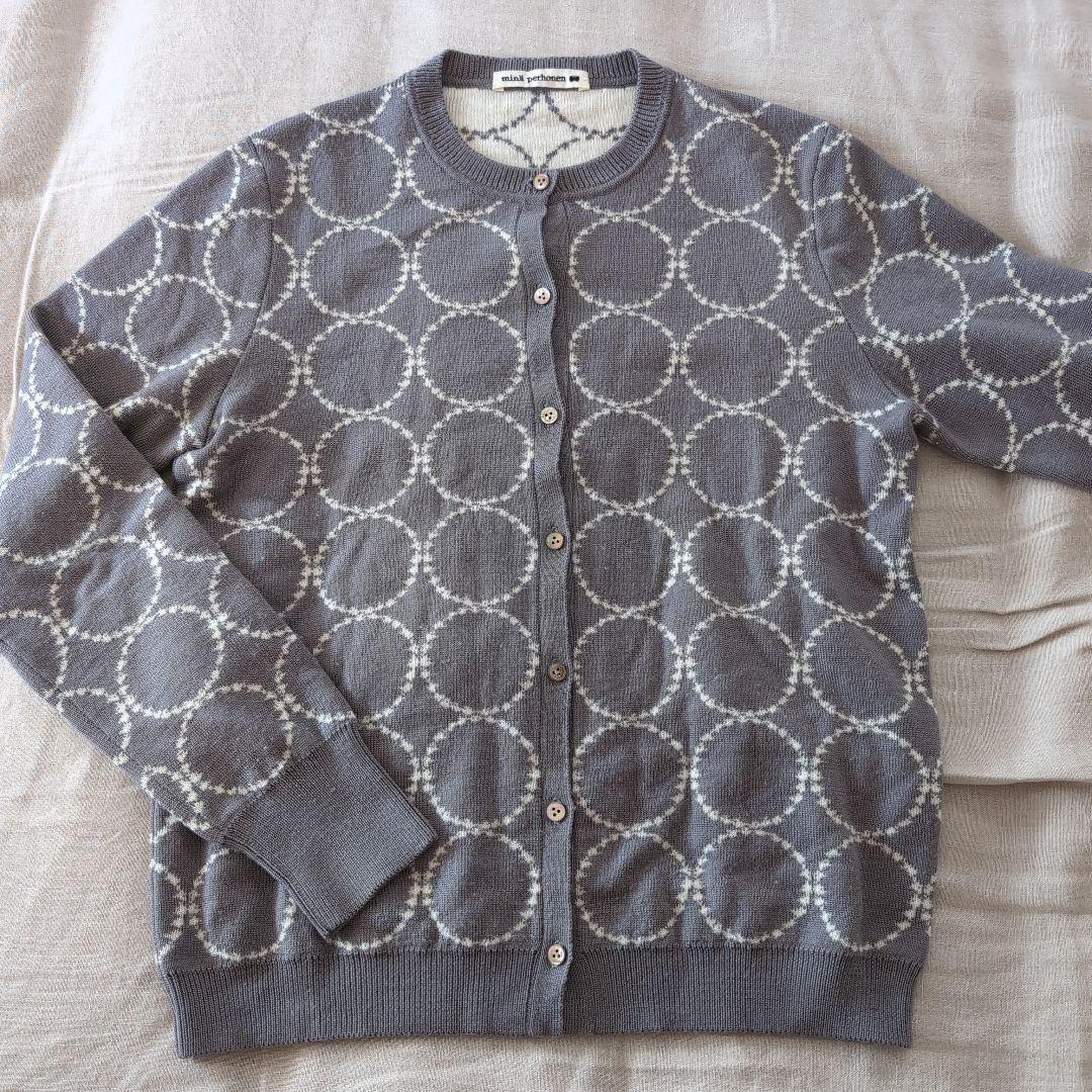 ミナペルホネン　タンバリンカーディガン