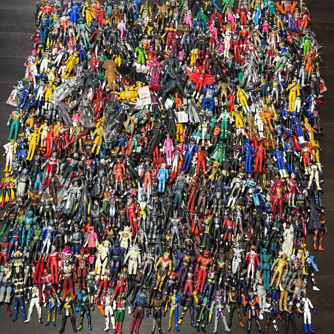 仮面ライダー　レンジャー　戦隊　ソフトフィギュア　ソフビ　まとめ売り　人形