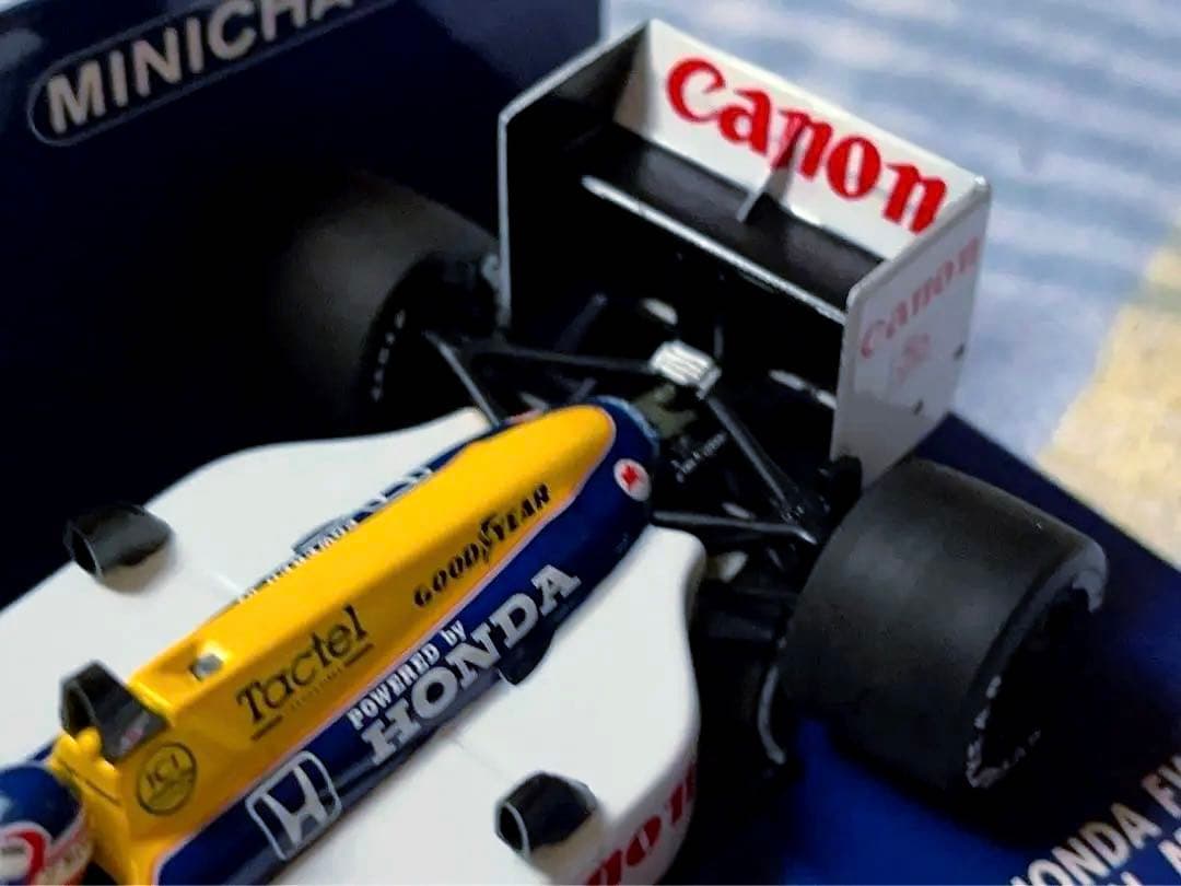ミニチャンプス 1/43 ウィリアムズ・ホンダ FW11B マンセル 1987年