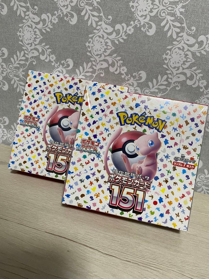 ポケモンカード151ボックス シュリンク付き2BOXセット