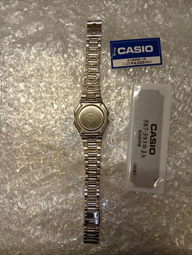 CASIO】A158WEA-1JF 本田翼様愛用チプカシ腕時計【カシオa158 - メルカリ