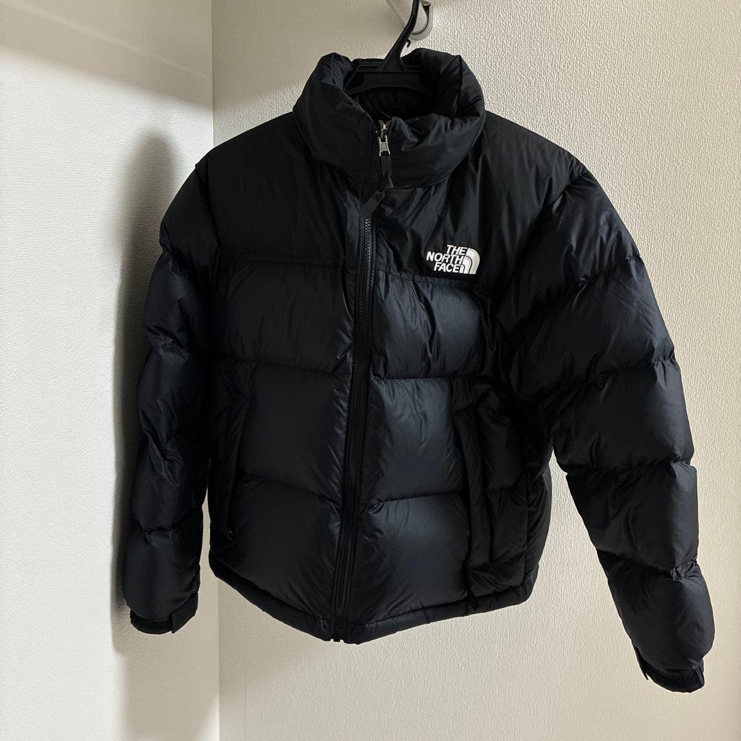 THE NORTH FACE ブラックダウンジャケット　ヌプシ　レディース　M