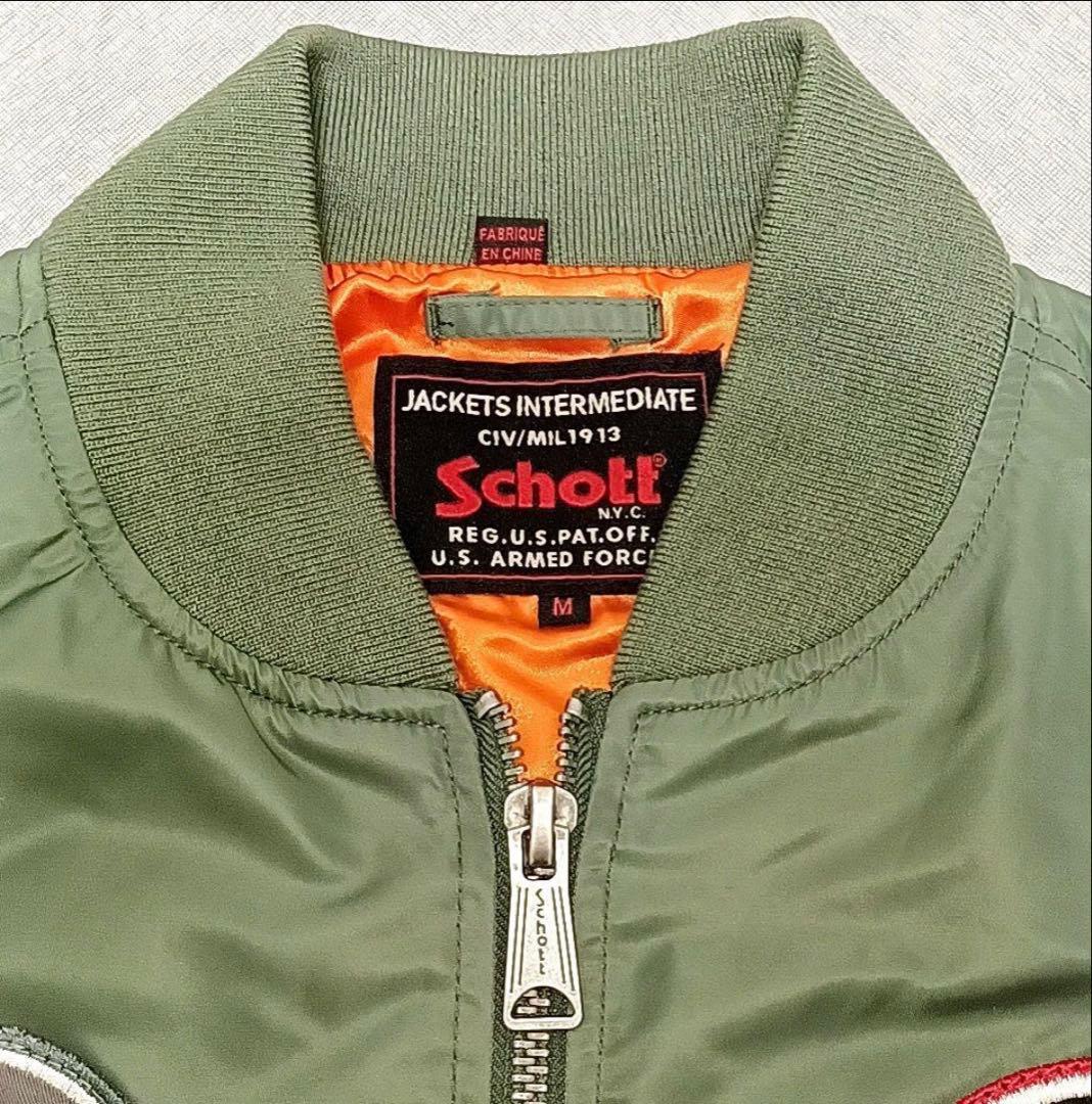Mサイズ日本Lサイズぐらい】Schott NYC MA-1 APACHE - メルカリ