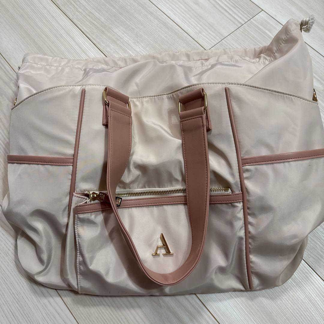 アプリリー　APRIRY マザーズバック　ピンク APRILY / 3way APRILYキャンバストートバッグ M