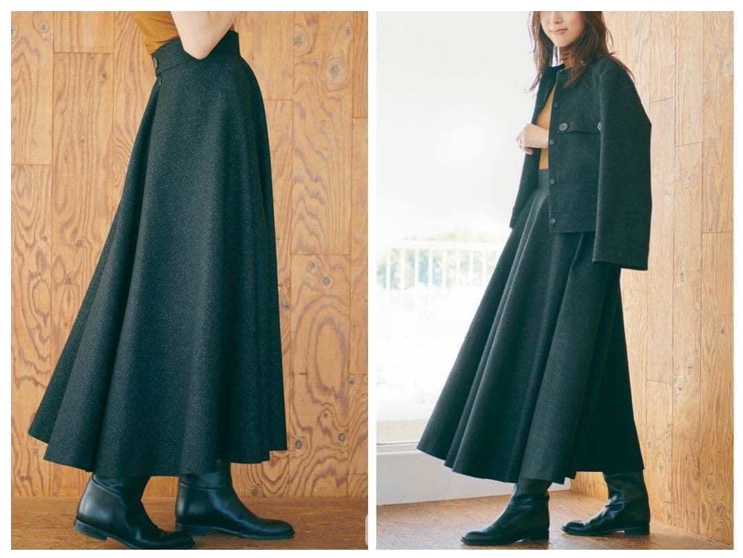 Newansサイズ0 笹川友里さん ボリュームフレアスカート - メルカリ