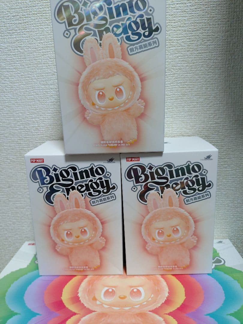 3体セットLABUBU　THE MONSTERS Big into Energy