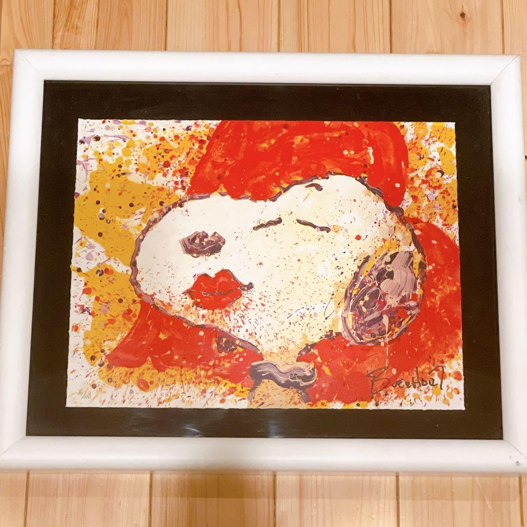 M*h様 トムエバハート　A kiss is just a kiss リトグラフ Yahoo!オークション - 【現品限り】トムエバハート/Tom Everhart A kis