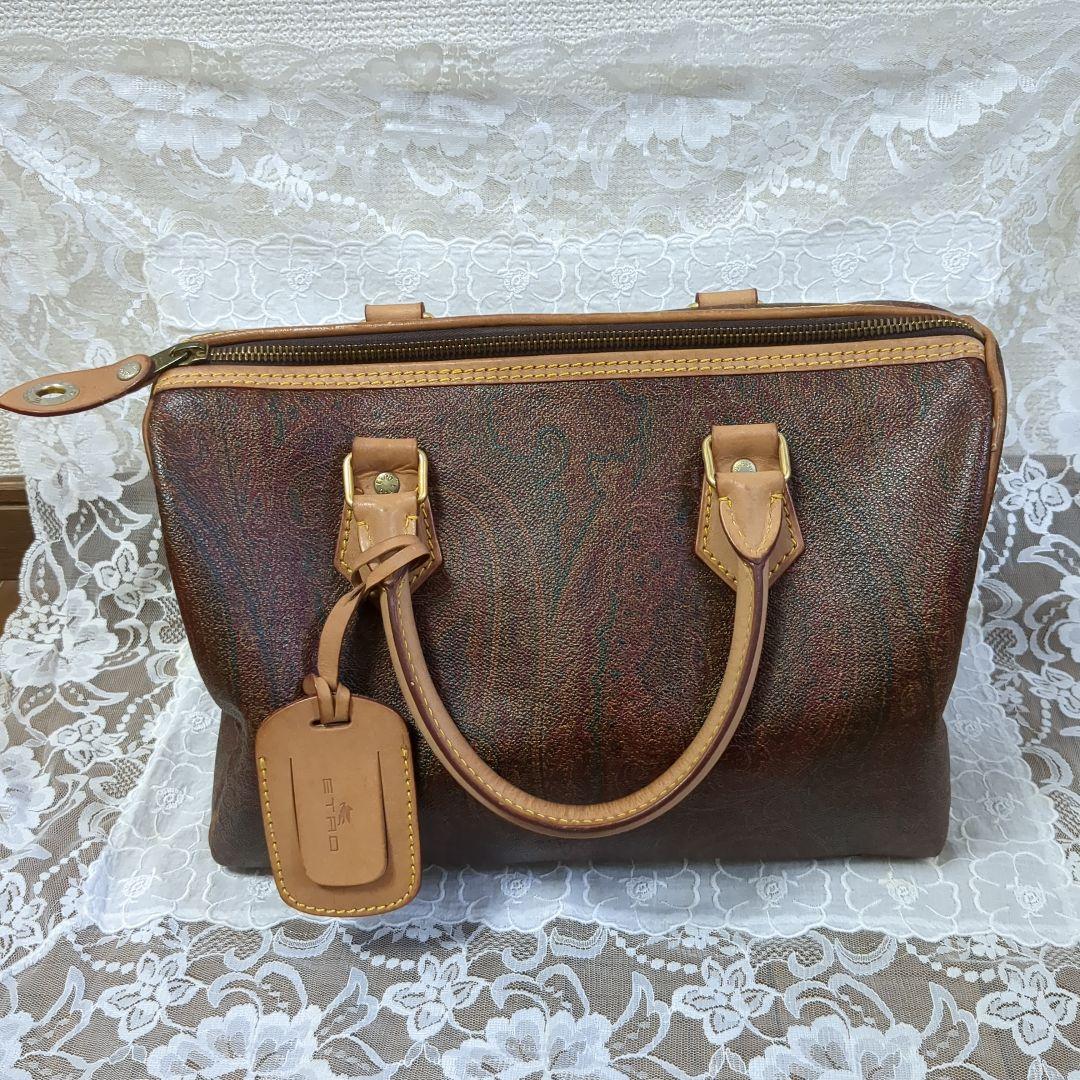 ETRO ペイズリー柄 ボストンバッグ 中型　タグ付※大幅値下げしました※