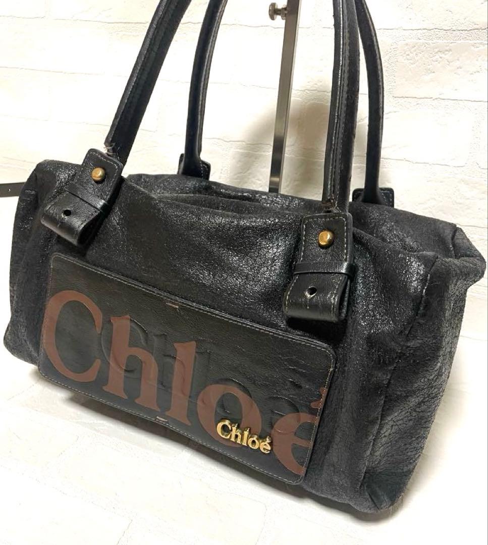 Chloe【クロエ 】ハンドバッグブラックエクリプス ミニボストンバッグ