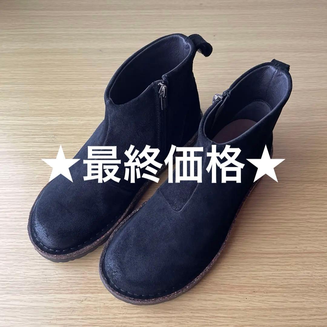 BIRKENSTOCK 】MELROSE スエードレザー ブラック24cm
