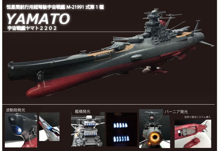 バンダイ 宇宙戦艦ヤマト2202 完成品　1/1000