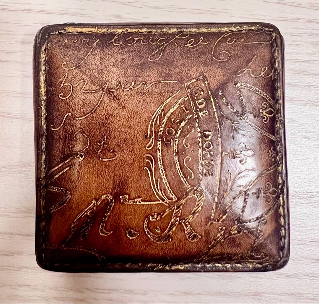 ど*る様 Beluti ベルルッティ KHAYAケース　ゴールデンパティー 関税込◇限定ゴールドパティーヌ希少品!! ベルルッティ JAGUA