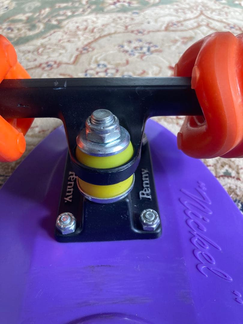 ス*ル様 Penny パープル スケートボード カスタム ニッケル - メルカリ