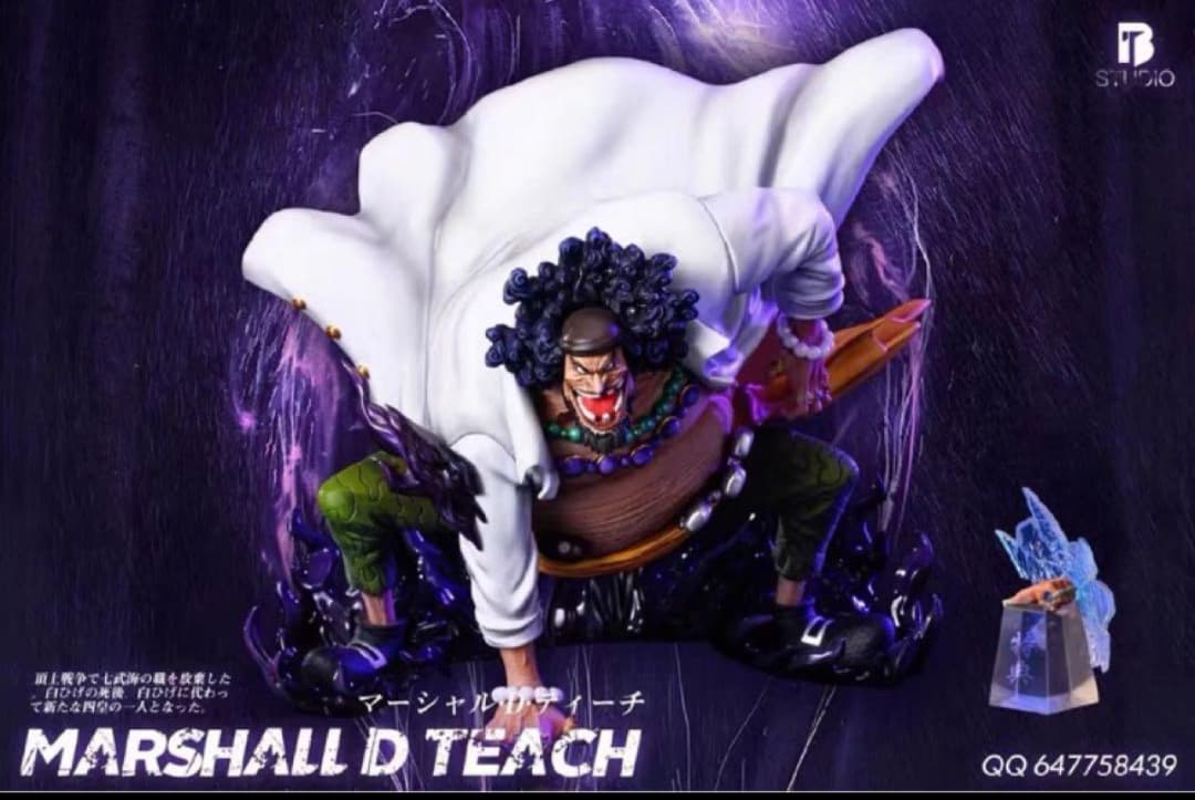 ONE PIECE ワンピース 黒ひげ·ティチ フィギュア ガレージキット