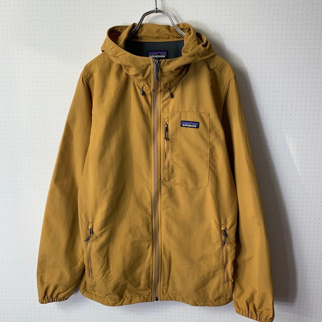 パタゴニア テズロンジャケット S マスタード ナイロンジャケット パッカブル