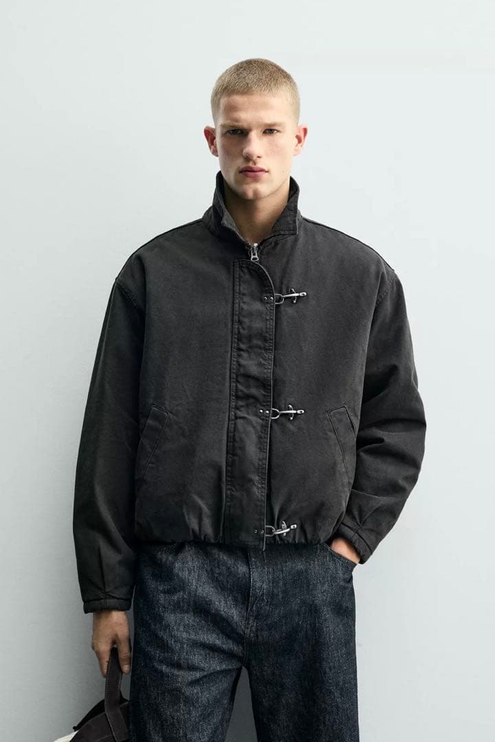 完売品] Lサイズ ZARA ファイヤーマンジャケット - メルカリ