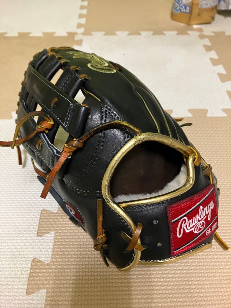 Rawlings 軟式グローブ 黒 ローリングス（Rawlings）（メンズ）軟式用グラブ 内野手 野球グローブ