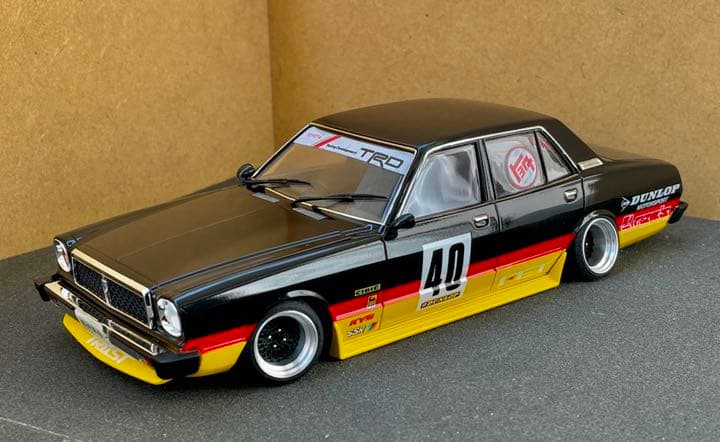 1/24 チェイサー　ダンロップカラー　確認用 Yahoo!オークション - 1/24 40チェイサー ダンロップカラー完成品