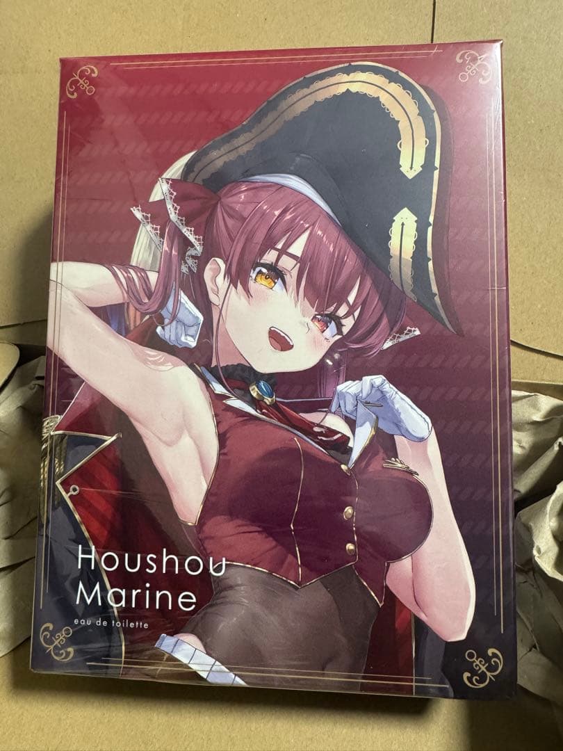 【未開封】宝鐘マリン 香水 オードトワレ 100ml書き下ろしポストカード付き