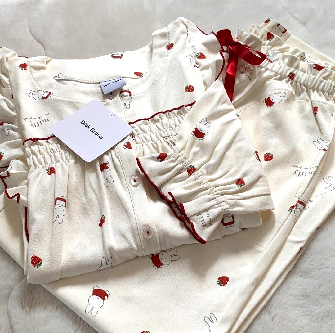 c*a様 ミッフィー＆ストロベリー 綿100％ 長袖 パジャマ