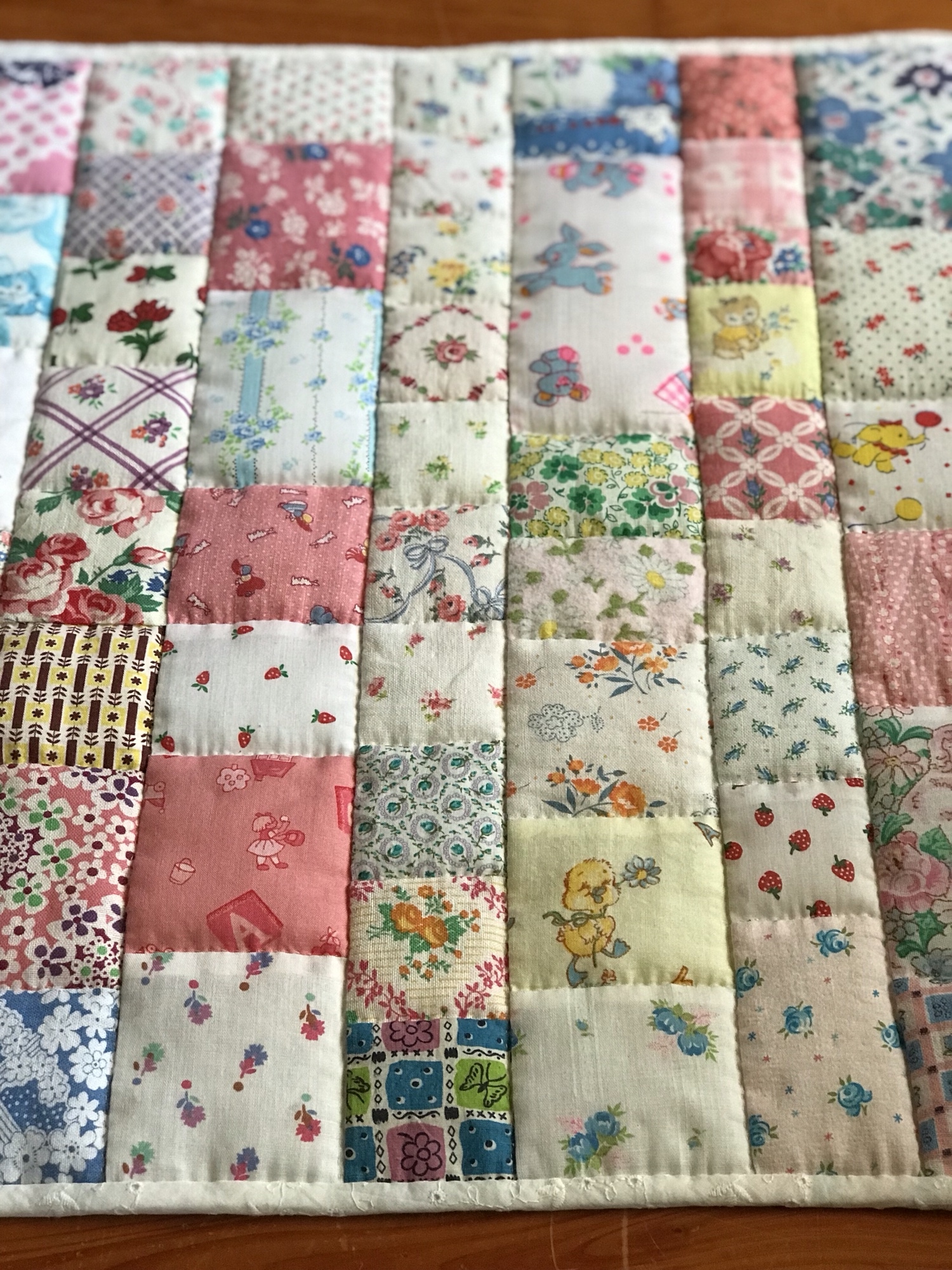 パッチワークマット＊フィードサック&ビンテージ 春よこい - EMIMUKU'S