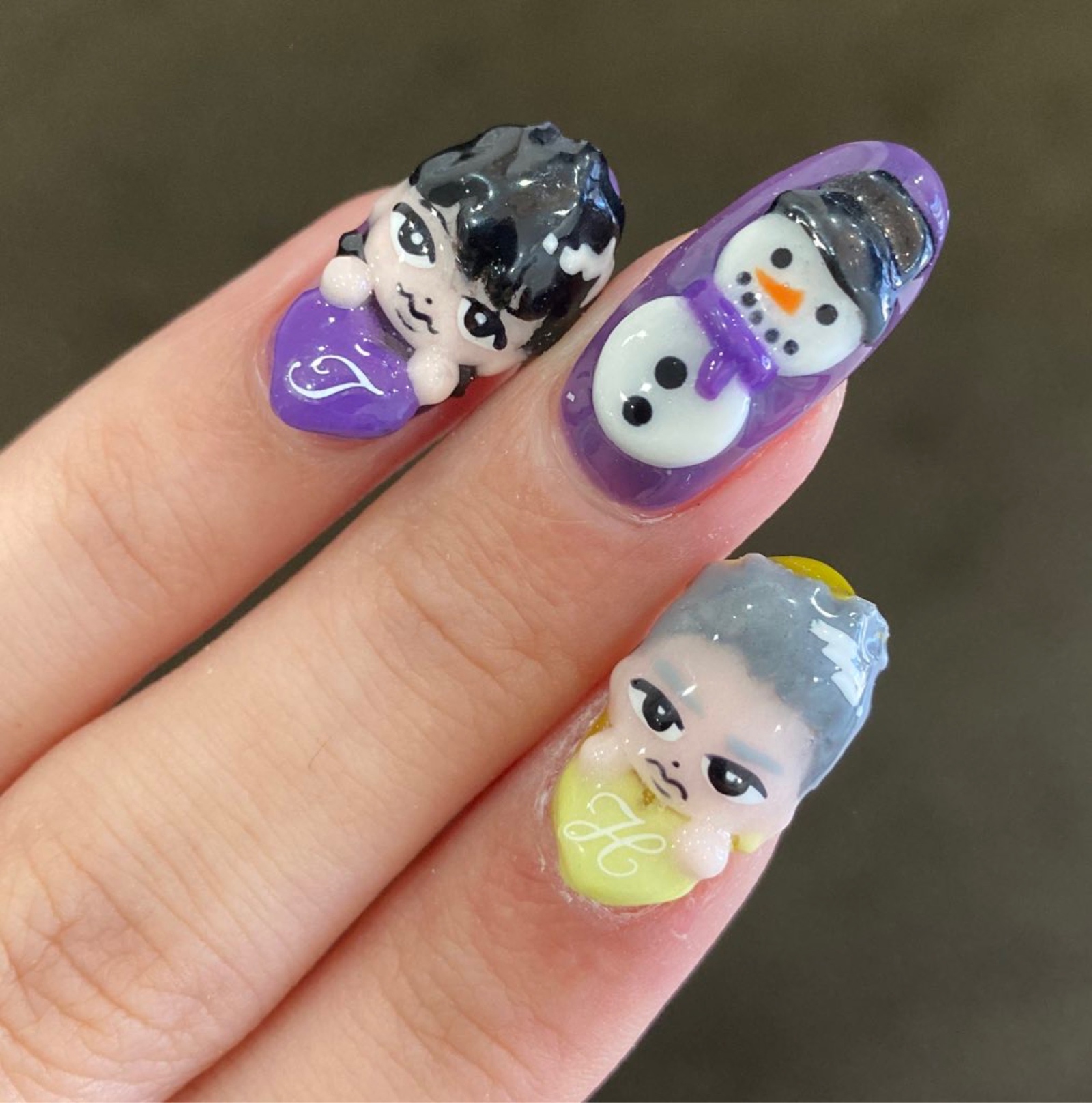 ネイルチップ (3Dアート) フルオーダー ジャニーズ コンサート ライブ