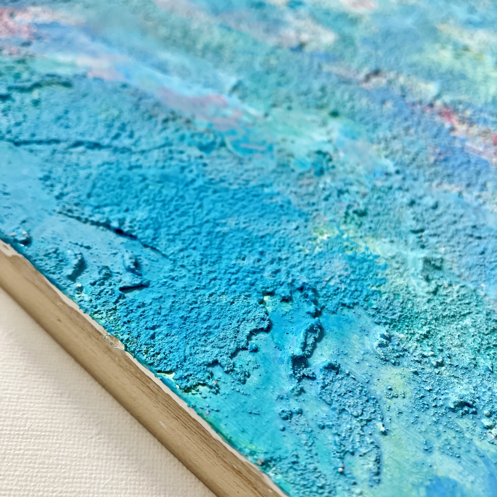 bloom＊31.8×41㎝ 絵画 原画 アクリル画 テクスチャーアート 風景画