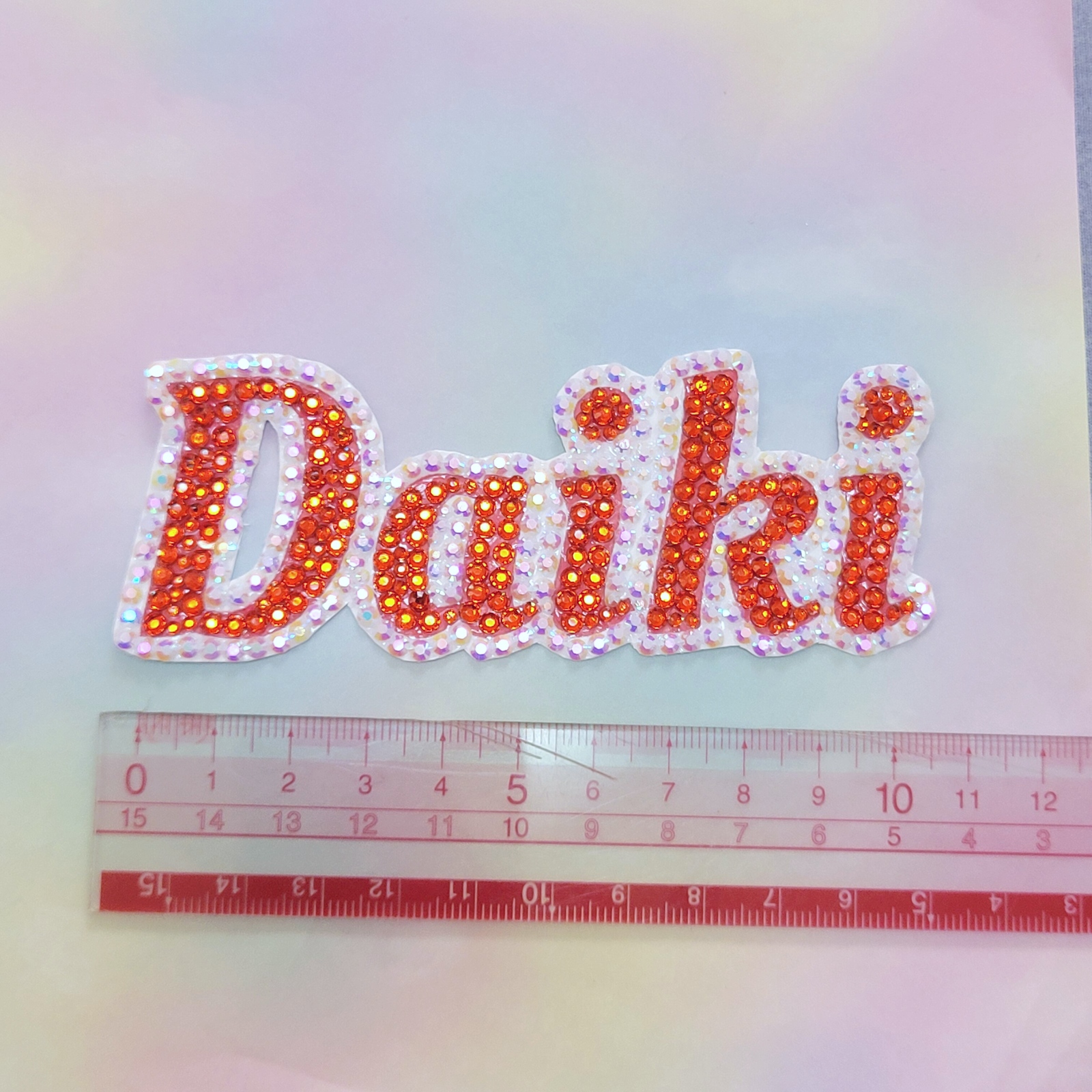 うちわデコ うちわ文字 Daiki 赤 - en～Pleco | minne byGMOペパボ