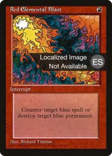 Red Elemental Blast • Revised Edition (Foreign Black Border) #171
