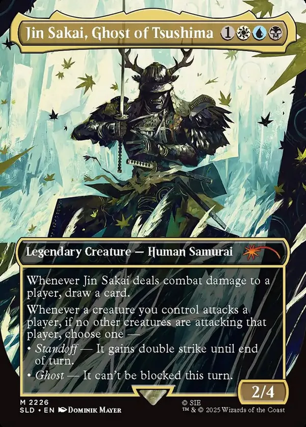 Jin Sakai, Ghost of Tsushima (Rainbow Foil) • Secret Lair Series