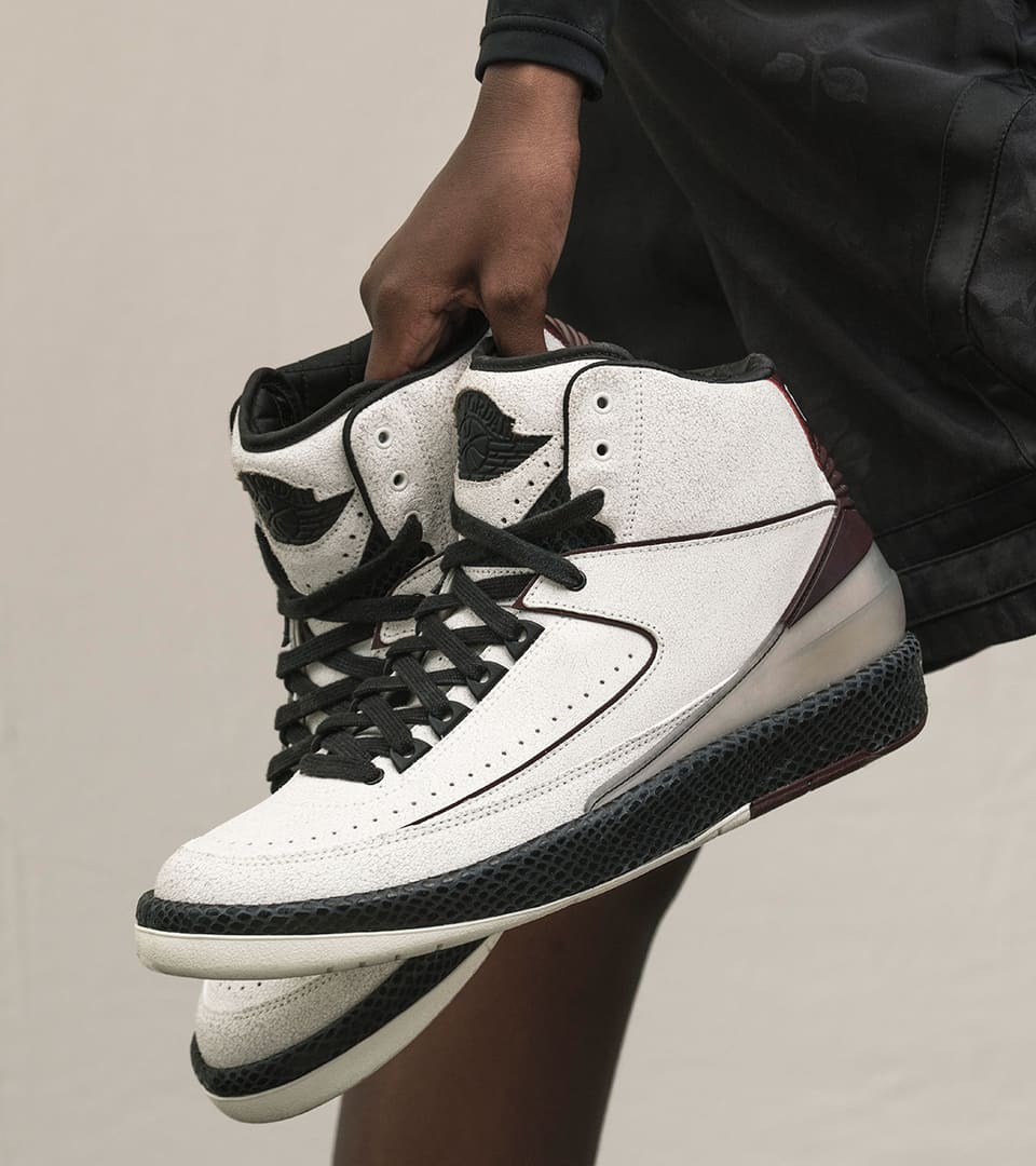 Air Jordan 2 x A Ma Maniere 'Sail and Burgundy' Launch Details
