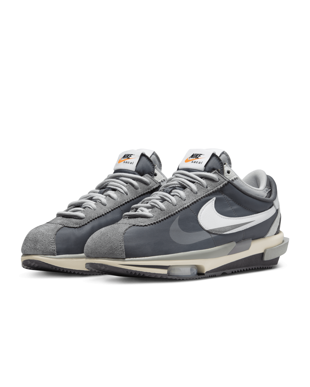 Zoom Cortez x sacai 'Iron Grey' (DQ0581-001) Release Date. Nike SNKRS