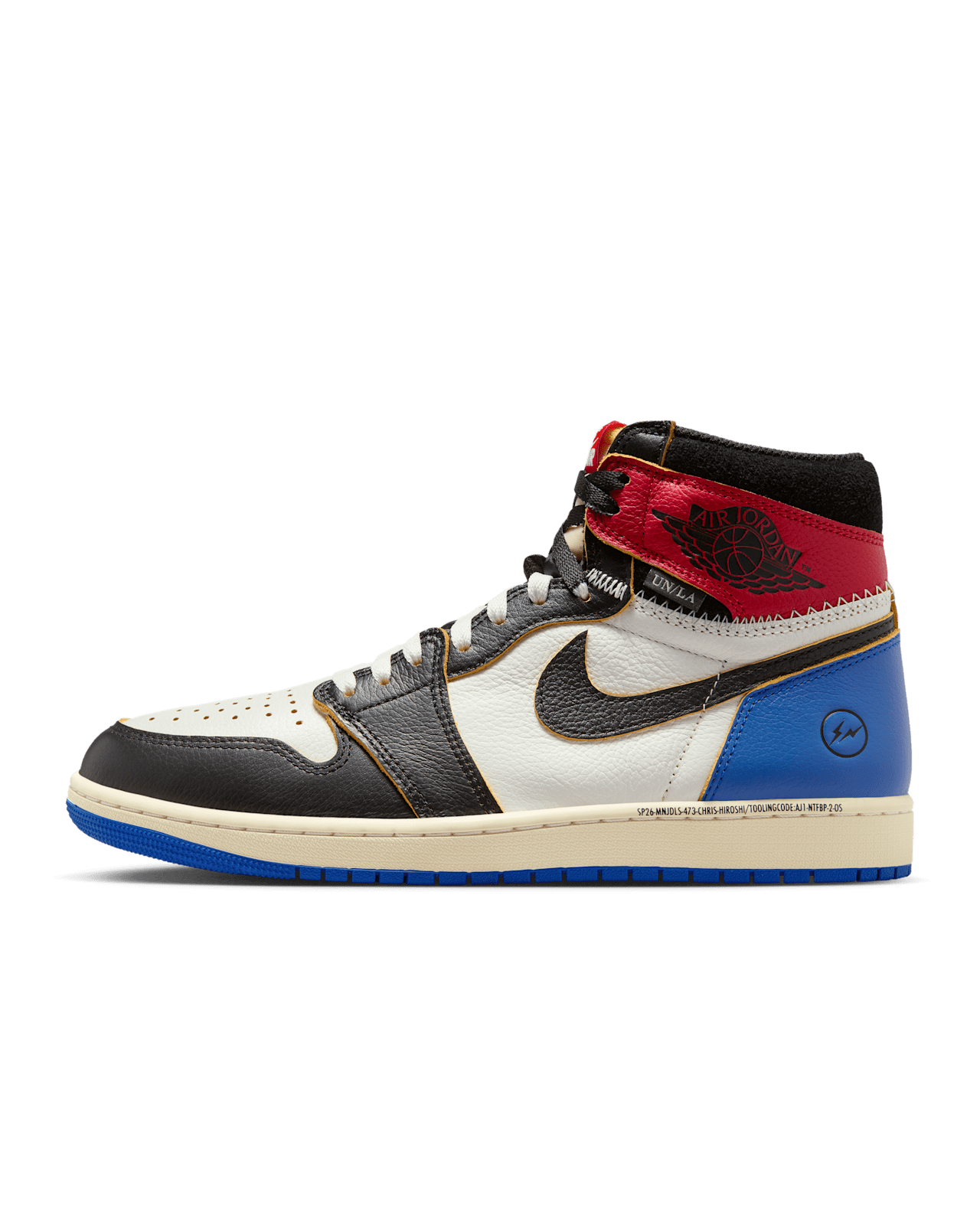 Air Jordan 1 x Union x Fragment 'Black and Varsity Red' (IO7847