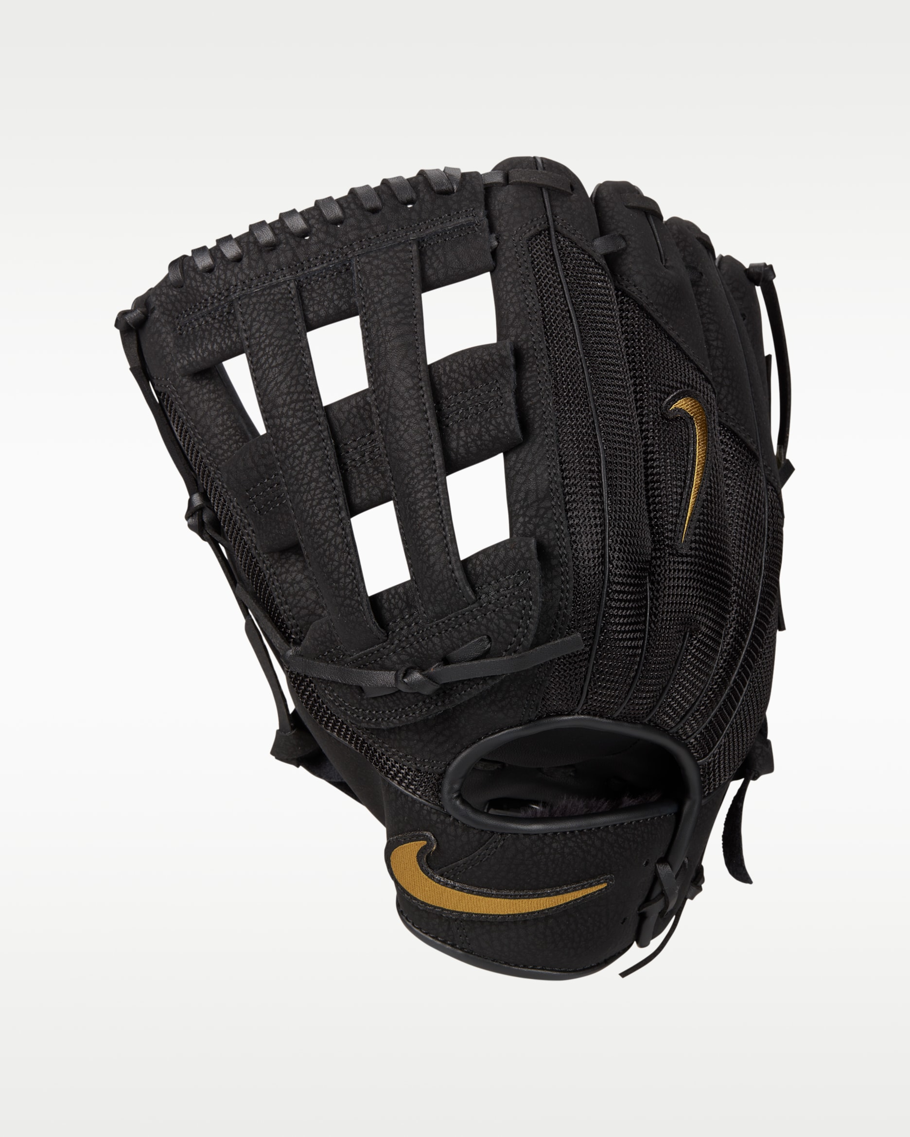 Nike Force Edge Left-Handed Throw H-Web Fielding Mitt. Nike.com