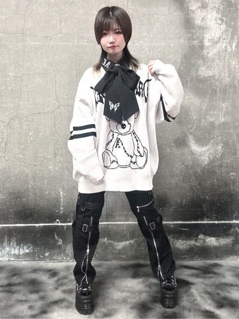 バイカラーリボンネクタイ付きシャツ– A AM STUDIO