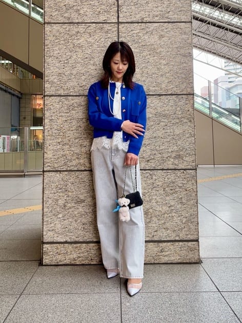 スタッフコーディネート】セミコクーンボアPコート｜sana｜Arpege