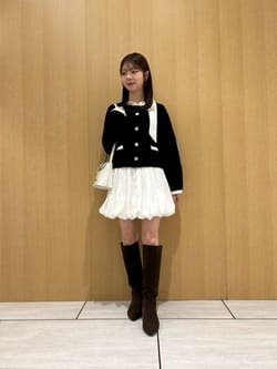MARIEBELLEコラボ〉Ribbon Knit Jacket | カーデ | Rirandture（リ