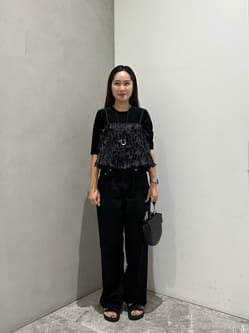 AEWEN MATOPH＞テープ フリンジ キャミソール