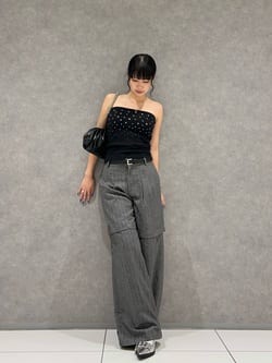 LAGUA GEM | STUDS KNIT ベアトップ (ニット ) |SHEL'TTER WEBSTORE