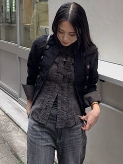 LAGUA GEM | COTTON NAPOLEON ジャケット (ジャケット ) |SHEL'TTER