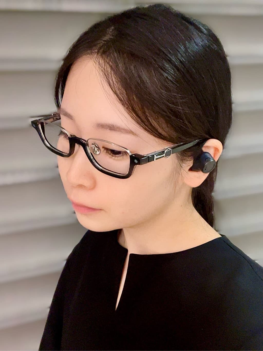 MariのJINS×チェンソーマン レゼモデルのコーディネート詳細（MRF-25A