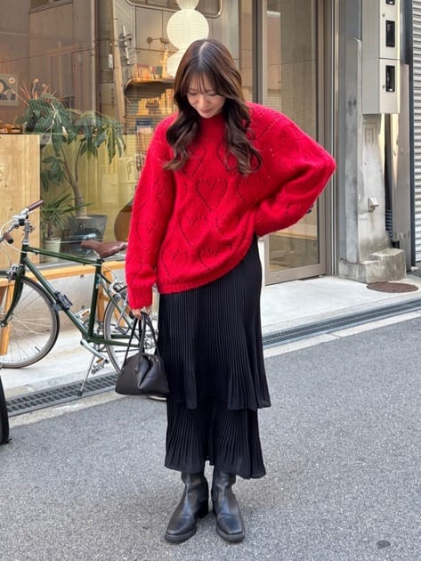 リリープリーツティアードスカート | titivate