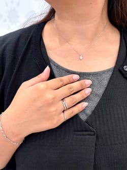 ペア】K10WG ダイヤモンド リング|festaria Online Shop(フェスタリア