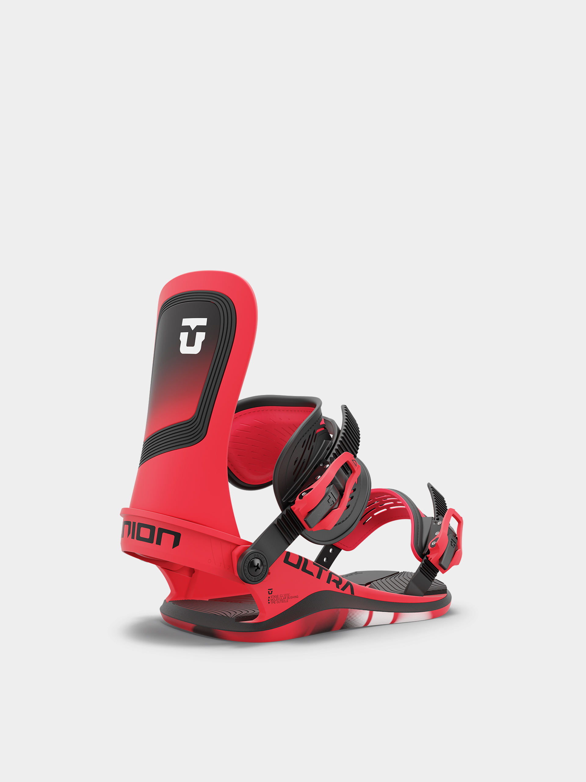 Union Snowboard bindings Ultra - red (hot red)