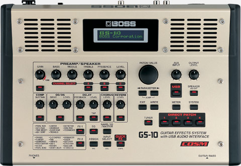 BOSS - GS-10 | Guitar Effects System with USB Audio Interface