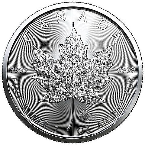 2021カナダ メイプルリーフ銀貨 1オンス [purity: 99.9%][weight: 1/oz