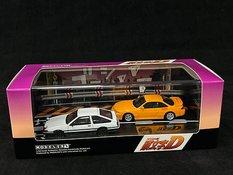 TOYOTA AE86 FUJIWARA TAKUMI NISSAN SILVIA S14 KENTA INITIAL D 1/64