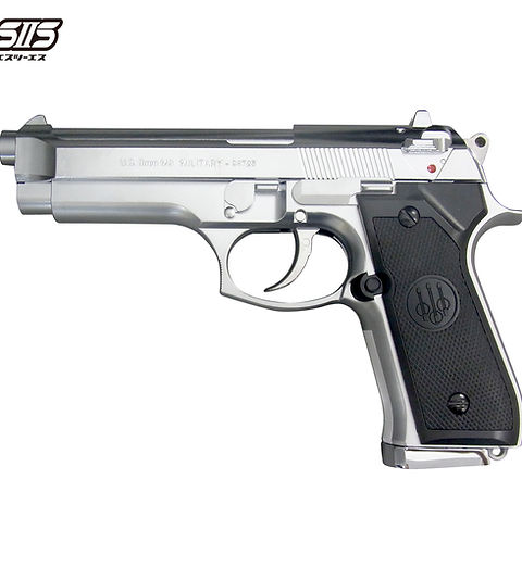 NO-04 固定スライド・ガスガン M92F ステンレス | SIIS