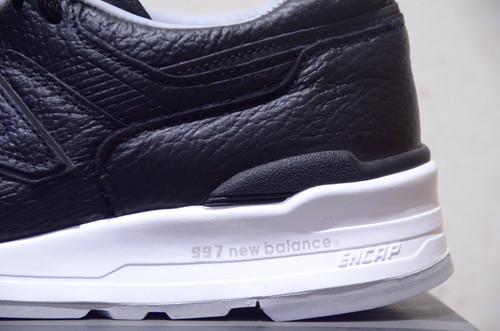 New Balance M997 BISON LEATHER PACK Black MADE IN USA